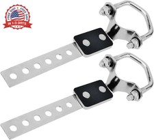 Heavy Duty Exhaust Hanger 2 Pcs Set - Universal Flexible Muffler Hanger Bracket