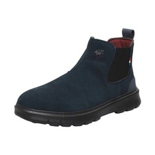 Marina Militare Chelsea Boots In Suede Blu - Taglia 45 [28cm] Scarpe Uomo
