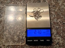 14kt white gold necklace wearable not scrap