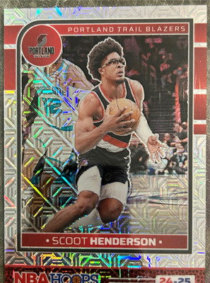 Panini Prizm /25 Scoot Henderson Portland Trail Blazers 2024-25 NBA Hoops #13
