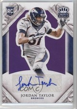 2015 Panini Crown Royale Rookie Signature Purple 12/25 Jordan Taylor Auto 0b2