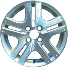Refurbished 15x6 Machined Silver Wheel fits 2007-2008 Honda FIT 560-63917