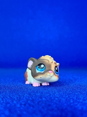 Littlest Pet Shop Hamster/Guinea Pig #1418 LPS Collectible Beige Rodent Figure