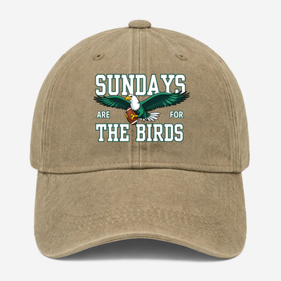 #ad #ad Sundays Are For The Birds Hat Funny Football Cap Eagle Graphic Dad Hat 7 Colors $14.95