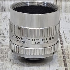 Sony TV Lens 25mm f/1.8 C Mount Lens, Made in Japan