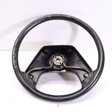 1987-1991 Ford Truck Bronco Steering Wheel Cruise Control 87-91 Oem Black Worn