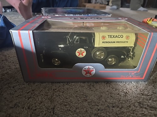 Vintage Texaco 1953 Chevrolet Tanker By MIRA. Die Cast Metal With Plastic Parts.