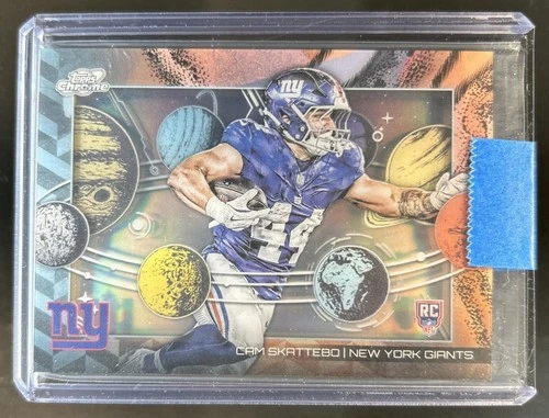 2025 Topps Cosmic Chrome Cam Skattebo Base (RAW)