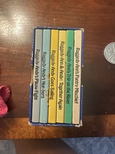 1984 LITTLE TREASURY OF RAGGEDY ANN  ANDY 6 Mini Books Box Set Johnny Gruelle