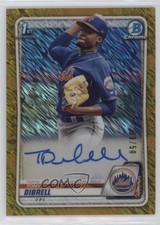 2020 Bowman Chrome Prospects Gold Shimmer Refractor 39/50 Tony Dibrell Auto 13c1
