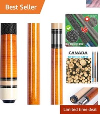 Pool Cues,58" Pool Cue Stick Canadian Maple Wood Billiard Cues Sticks for Pro...