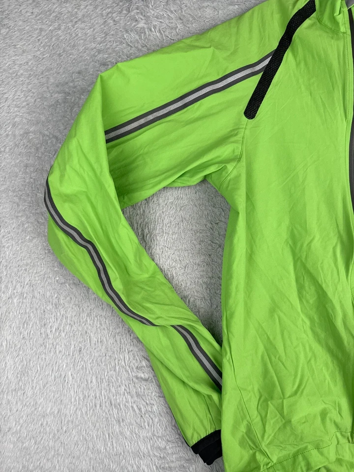 Rapha Windbreaker Cycling Adult Medium Green Full Zip Long Sleeve 100% Nylon - Image 3 of 4