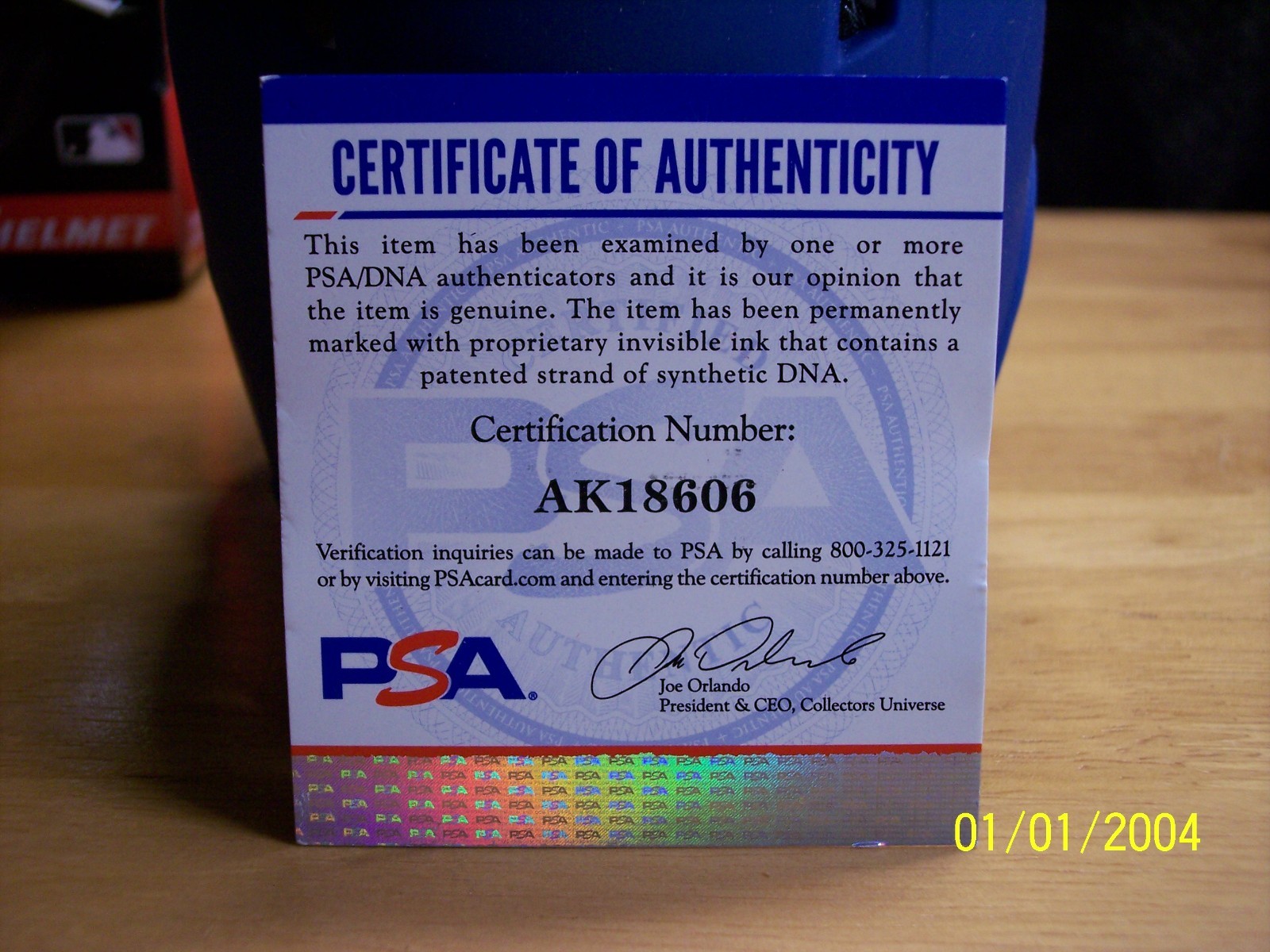 COREY SEAGER LA DODGERS MINI HELMET AUTO W/STAND AND AUTOGRAPH PEN PSA COA view 4