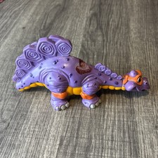 Vintage TMNT 1993 Cave Turtle Mike's Silly Stegosaurus Dino Playmates Toys