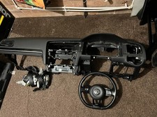 VOLKSWAGEN GOLF R GTD GTI MK7 DASH STEERING CURTAIN KNEE AIRBAG KIT COMPLETE
