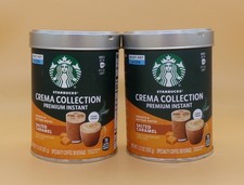 Two Starbucks Crema Premium Instant Salted Caramel 7.12oz Can - Exp. 02/26