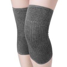 Clobeau Men Women Soft Knee Braces Supports Leg Warmer Winter Warm Thermal Cycli