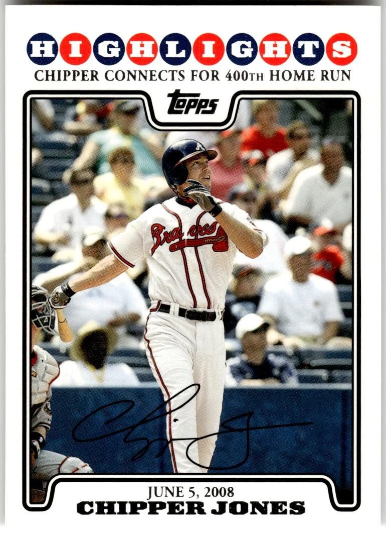 Chipper Jones trading card