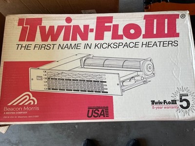 Beacon Morris Twin-Flo III K84 Hydronic Kickspace Heater 72 CFM 8,400 BTU New