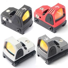 Mira telescópica mini RMR Tactical Red Dot Reflex para pistola Glock 17 19 montaje de 20 mm