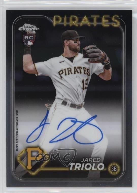 2024 Topps Chrome Rookie Auto Jared Triolo #RA-JTR Auto 2o0