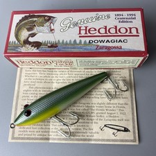 Preços baixos em Iscas de Pesca vintage de Madeira Heddon Caixa
