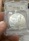 2025 American Silver Eagle ICG MS70  Perfect Grade .999 Fine Silver ASE