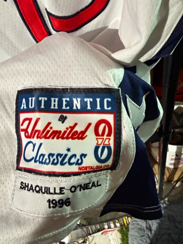Mitchell & Ness Shaquille O'Neal #13 Team USA Atlanta 1996 Jersey White - product listing photo