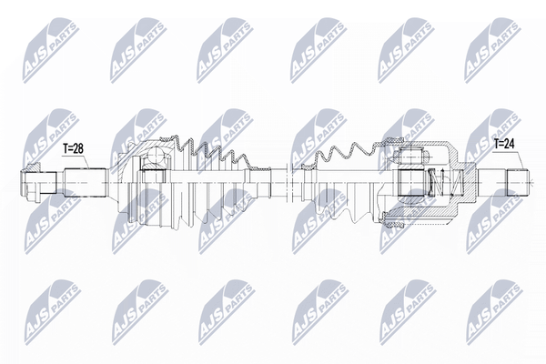 NTY Antriebswelle NPW-PE-021 FüR Peugeot-image