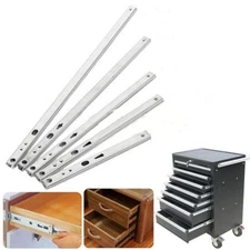 8-16inch Heavy Runners Ball Bearing Drawer Slides Rail Telescopic Metal 2pcs