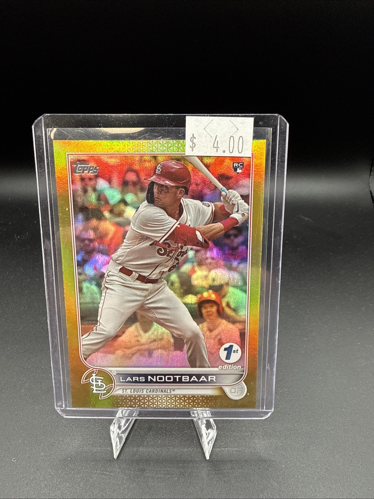2022 Topps Series 1 1st Edition - Lars Nootbaar #58 Gold (RC)