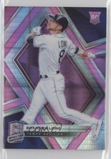 2019 Panini Chronicles Spectra Neon Pink Prizm 69/75 Brandon Lowe #80 zg6