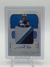 TETAIROA MCMILLAN 2025 NATIONAL TREASURES AUTO PATCH ROOKIE #15/25 PANTHERS ROTY