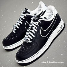 Nike Air Force 1 '07 PRM Shoes Black Summit White IM6643-010 Men's Sizes NEW