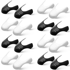 VITKSTAR 8 pairs Shoe Toe Crease Protector WoMen's US Size 5-9, Black white
