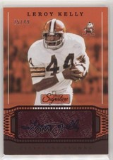 2019 Panini Chronicles Signature Series Red 25/49 Leroy Kelly #SS29 Auto HOF 2t7