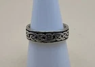 Vintage 925 Sterling Silver Celtic Knot Ring / Size 8