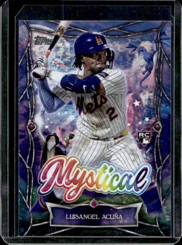 2025 Topps Update Luisangel Acuna Mystical RC Rookie #MYS-4 Mets