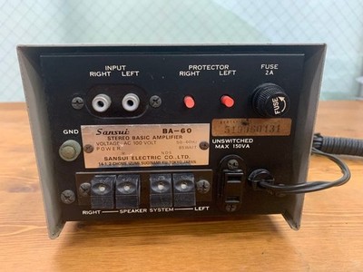 Sansui Ba-60 Power Amplifier Sweet Vintage for sale online | eBay