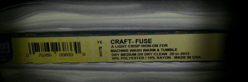 Pellon craft fuse interfacing, 20", 2Yards,#808 - Picture 2 of 4