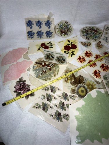 Vintage ceramic decal transfer lot NOS #11 - Picture 6 of 9