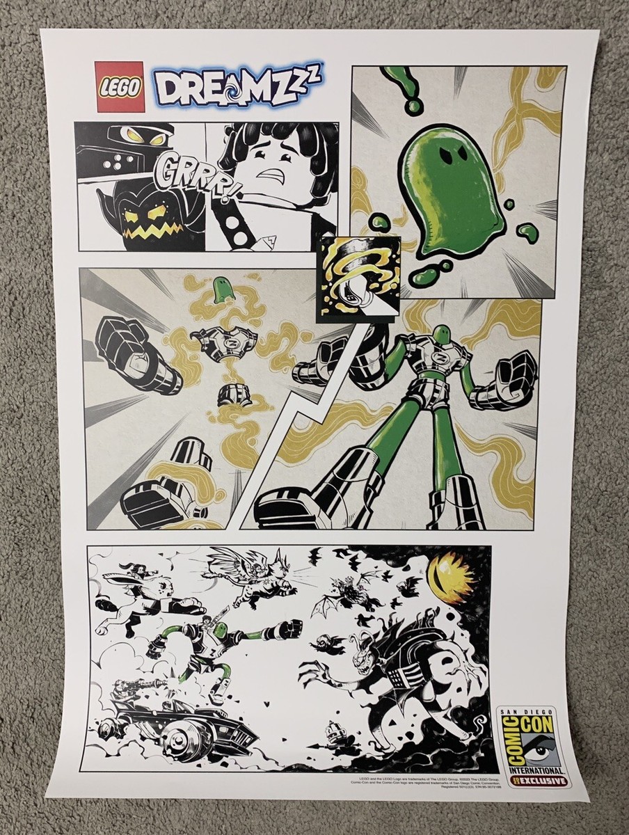 SDCC 2023 EXCLUSIVE LEGO DREAMZZZ POSTER | eBay