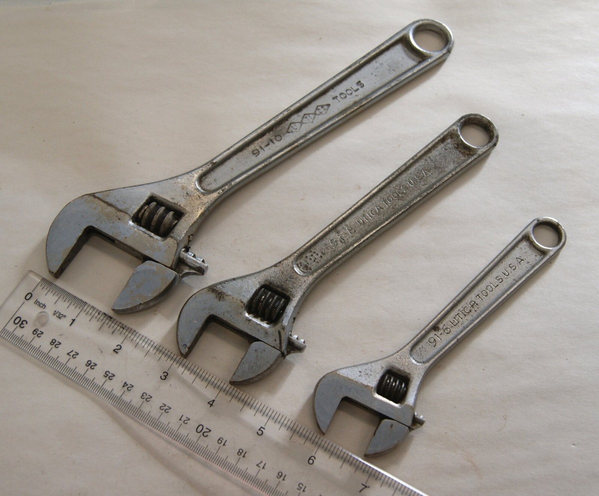 3 Vintage UTICA USA No. 91-6, 91-8, 91-10. 6