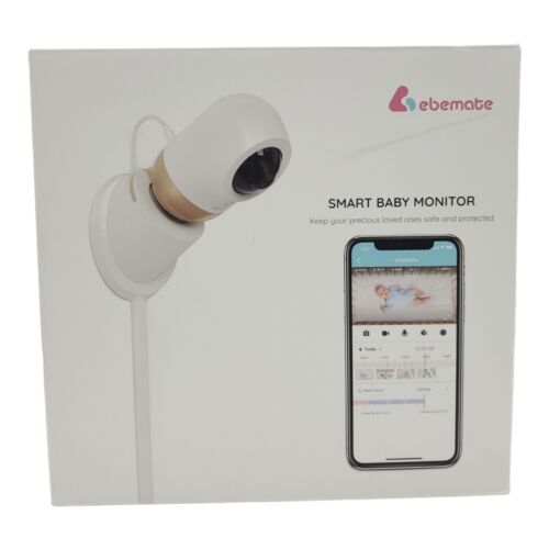 Moniteur bébé intelligent Ebemate 2.5K capteurs de température et d'humidité HD vidéo et audio - NEUF - Photo 1/6