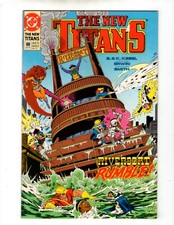 DC Comics The New Titans Volume 1 Book #69 VF+