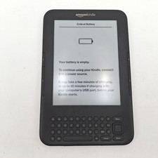 Amazon Kindle Keyboard Model D00901 E-Reader Graphite - FOR PARTS