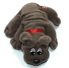 Vintage Pound Puppies Tonka Plush Small Puppy Stuffed Animal Brown Wrinkles P2