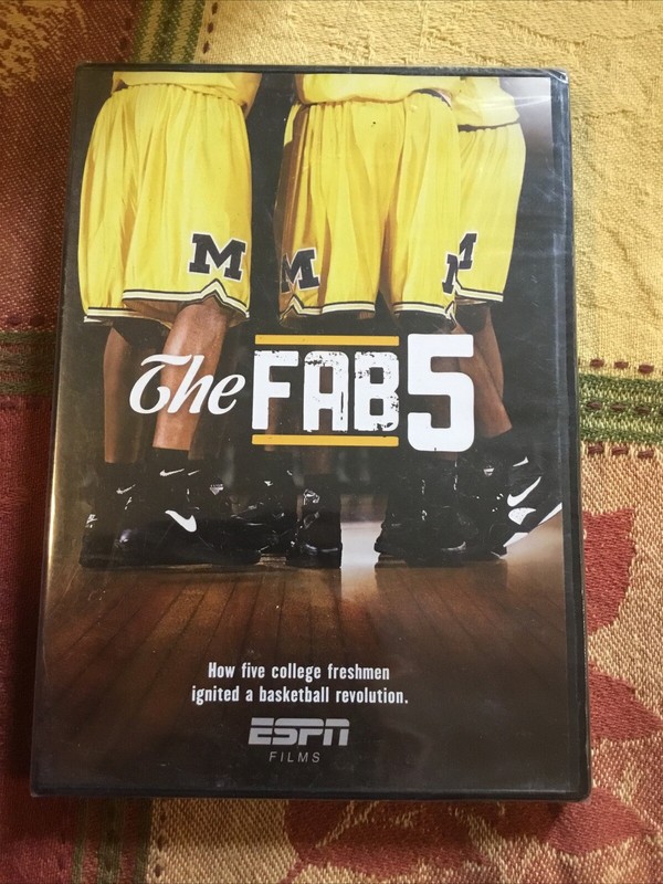 The Fab 5 (DVD, 2011) ESPN Films University Of Michigan Jalen Rose Chris Webber
