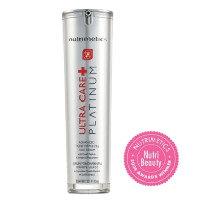 Nutrimetics Ultra Care+ Platinum Advanced Tight Firm & Fill Face Serum 30ml New