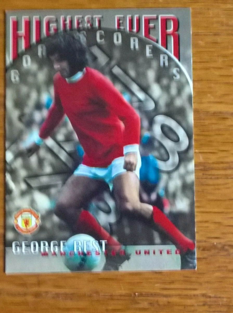 Futera football card: George Best Manchester United Highest Ever 